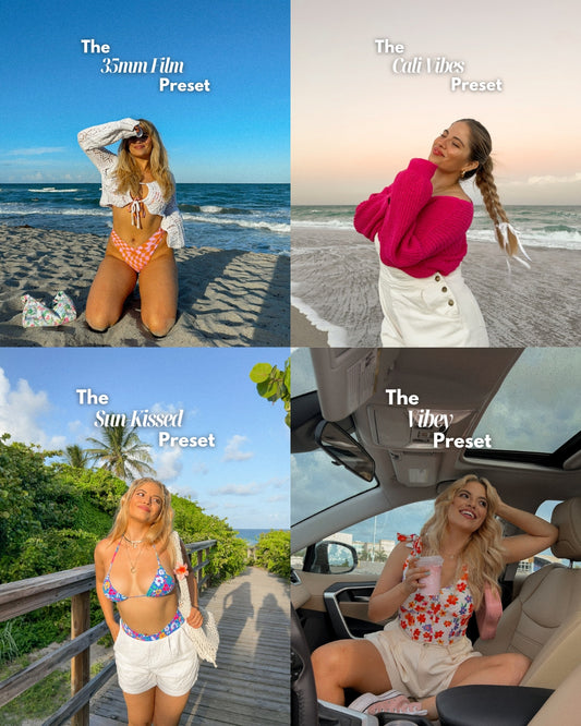 BUNDLE: Sun-kissed + 35mm + Vibey + Cali Preset
